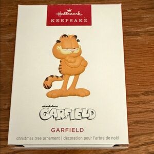 Hallmark Keepsake 2025 Nickelodeon Garfield Christmas Ornament New with Box.